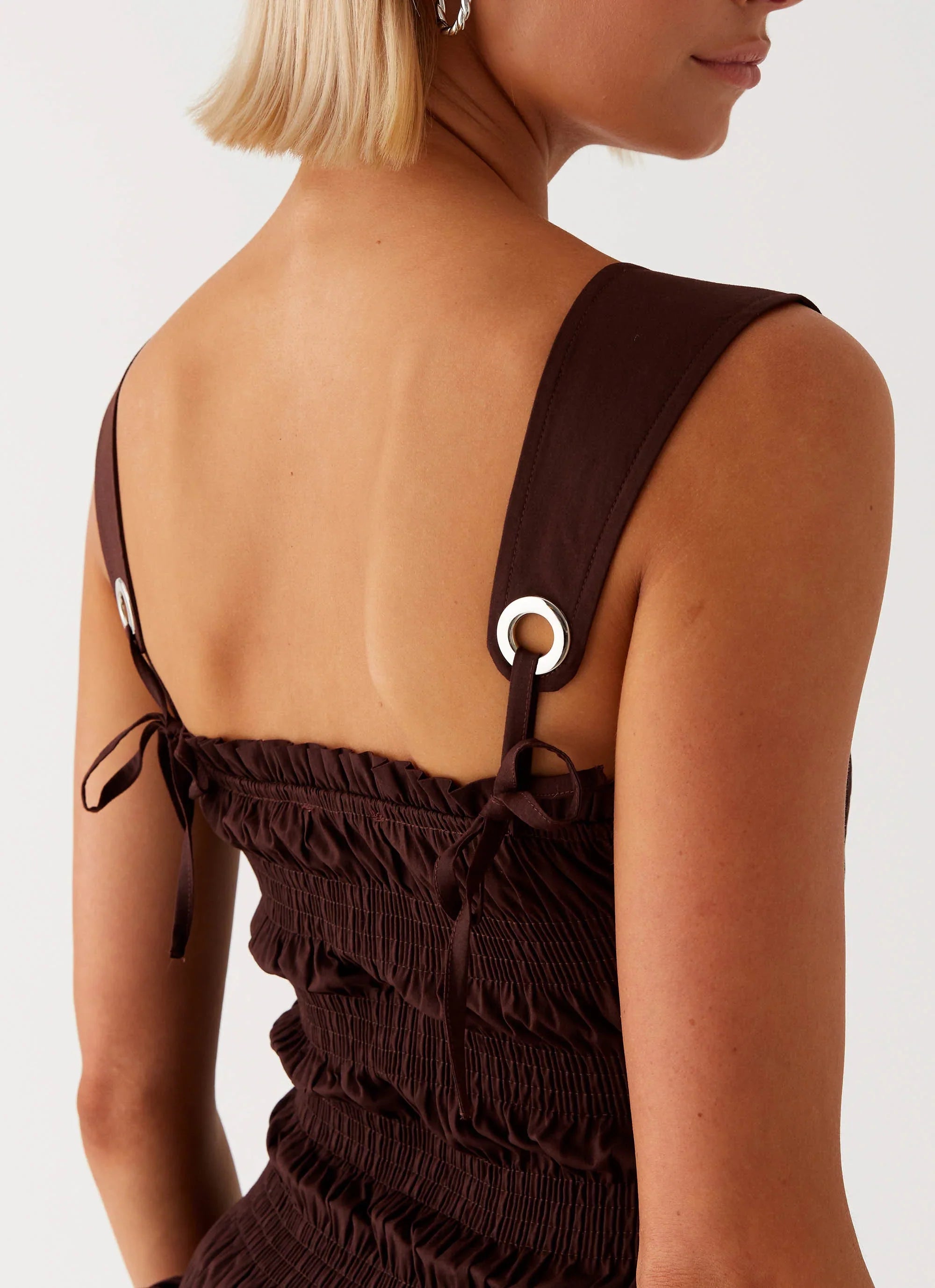 Tenielle Mini Dress Brown
