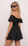 Off The Shoulder Dress in Black
