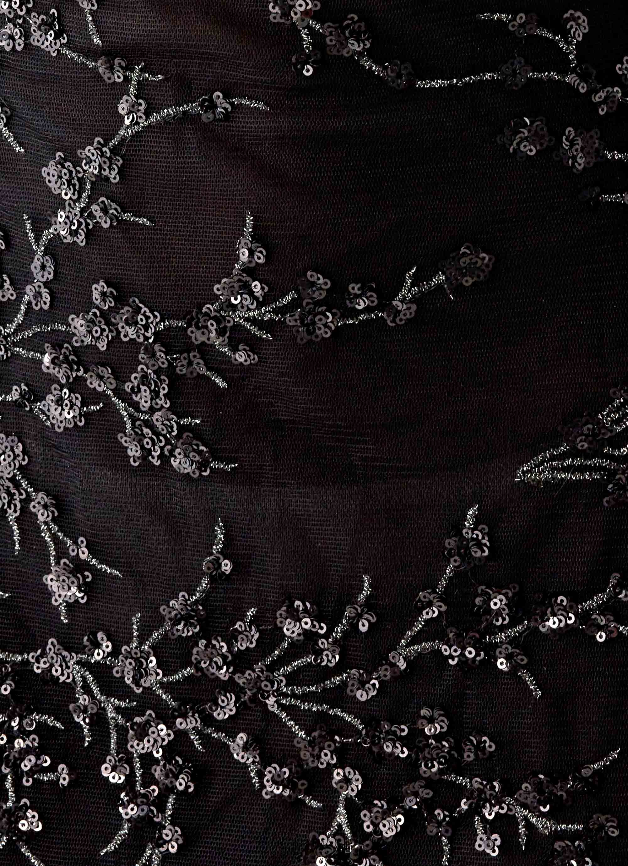 Mayim Sequin Maxi Dress Black