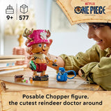 LEGO ONE PIECE Tony Tony Chopper 75643 Building Toys for Boys Girls Ages 9 Display Set for Bedroom or Book Shelf 577 pieces Gift for Birthdays