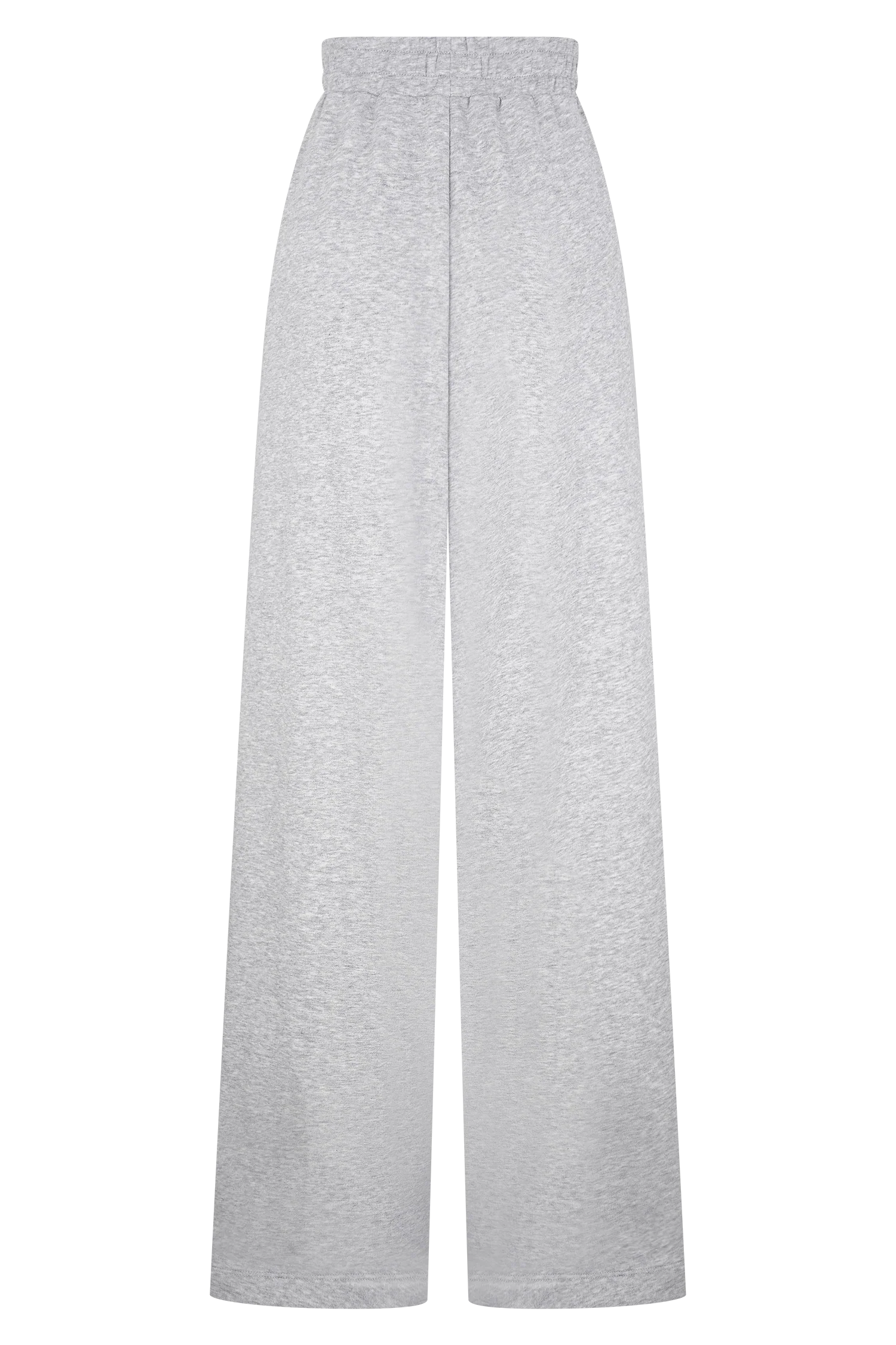 Aspen Gathered Wide Leg Jogger Light Grey Marle