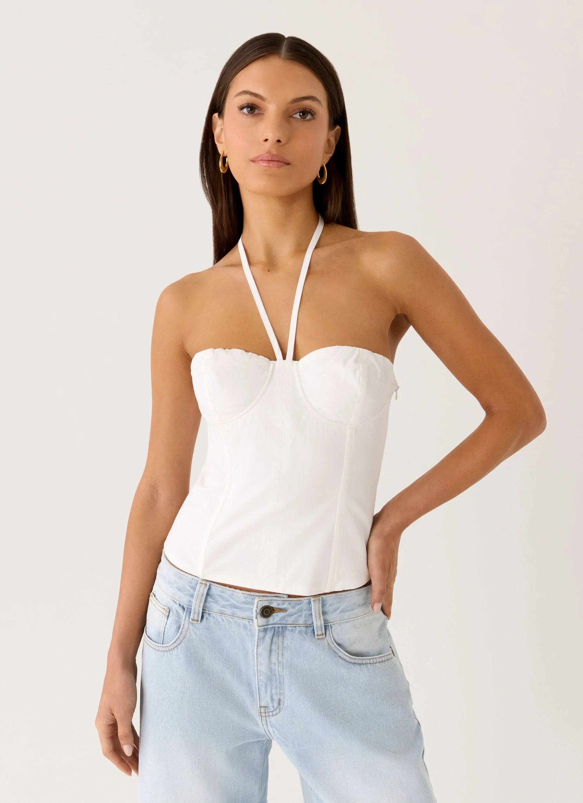 Jayne Top White