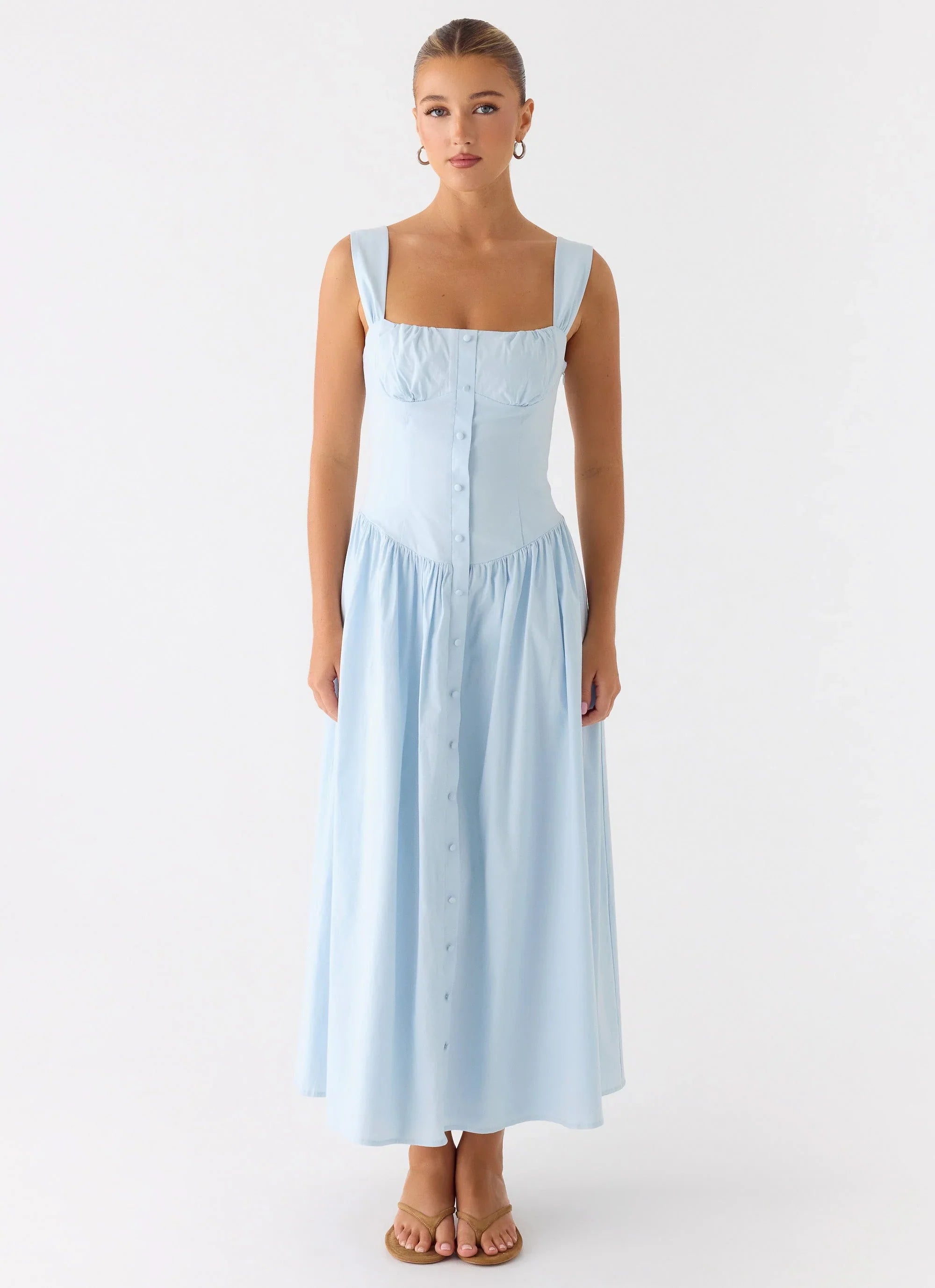 Emmalina Midi Dress Blue