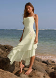 Trisette Midi Dress Lime