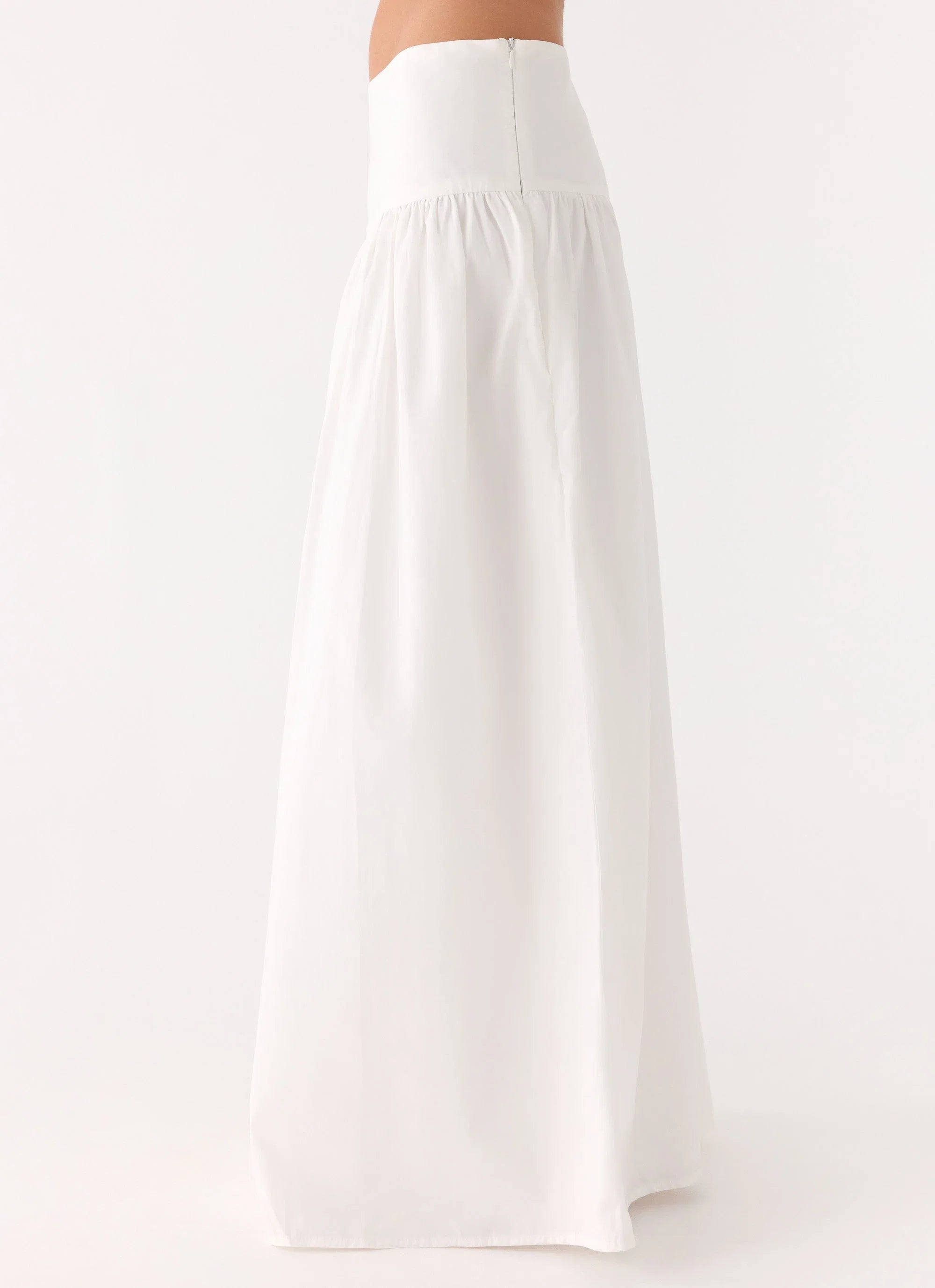 Jayne Maxi Skirt White