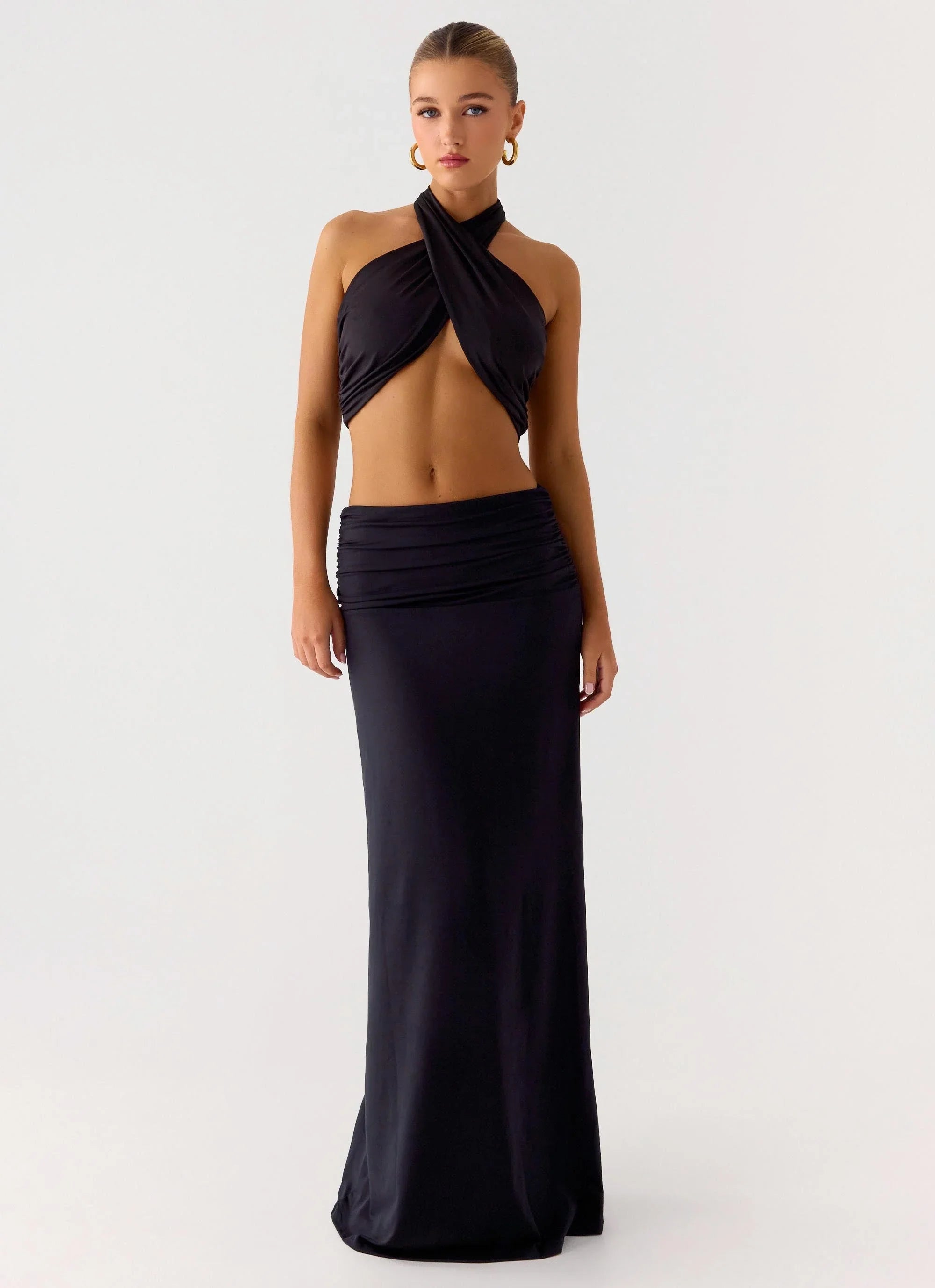 Elisabetta Maxi Skirt Black