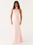 Siani Backless Maxi Dress Pink