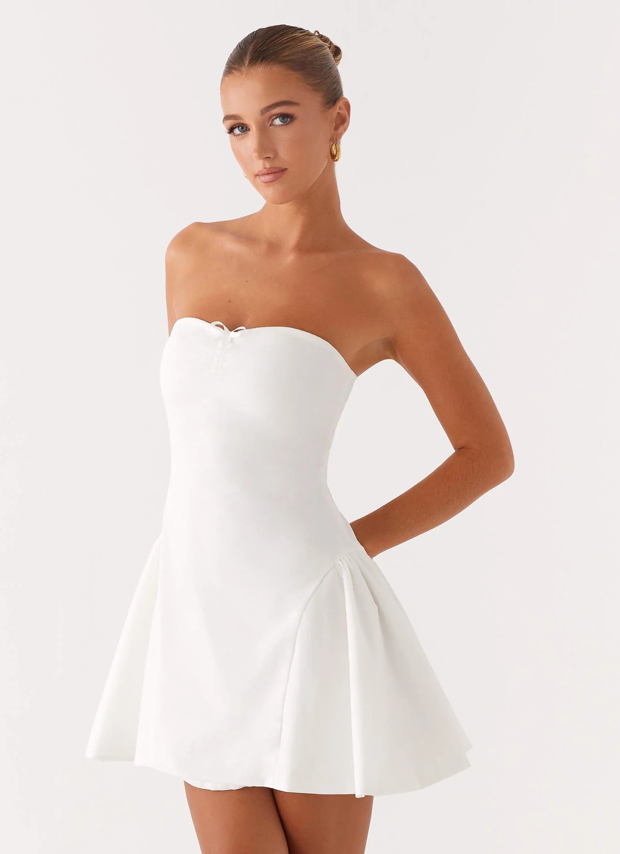 Lucille Mini Dress White