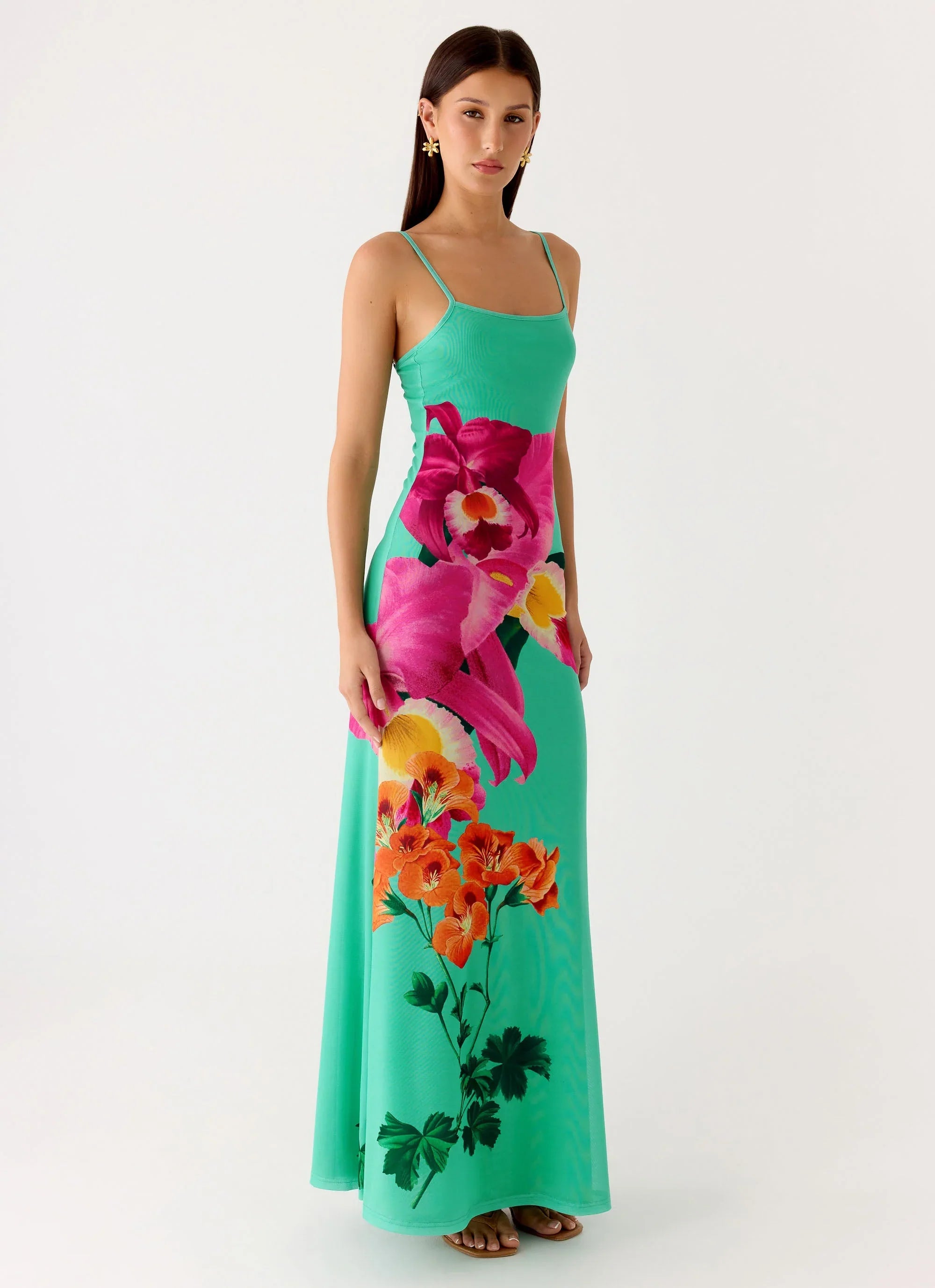 Everett Maxi Dress Jungle Bloom