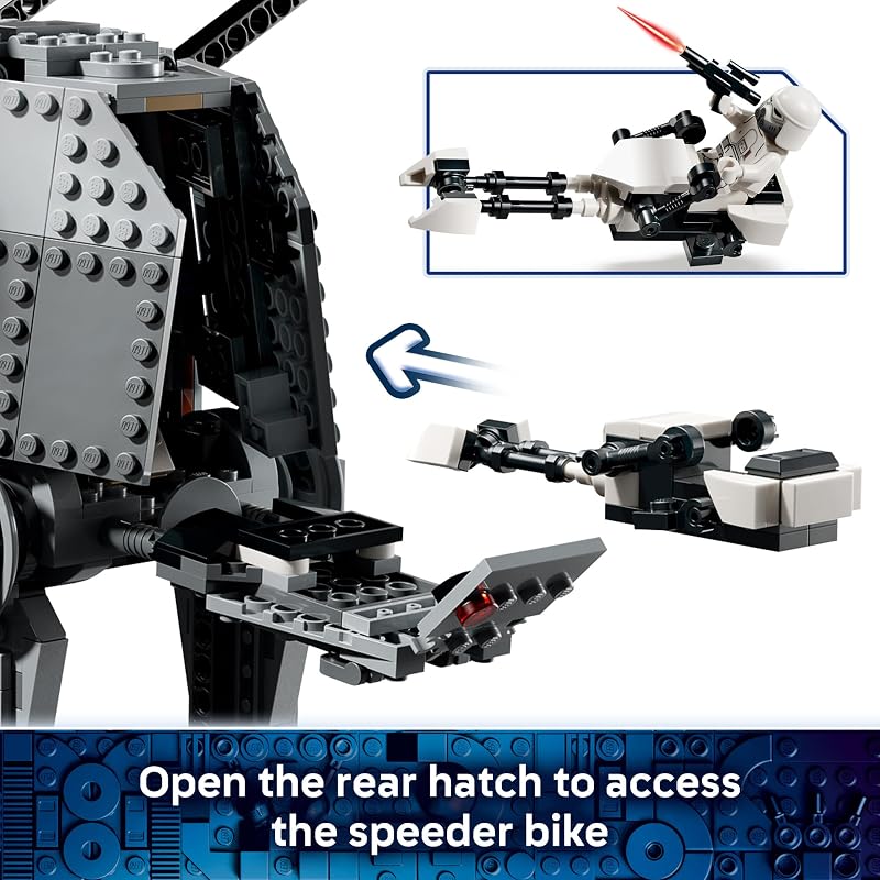 LEGO Star Wars Imperial Remnant AT AT with INT 4 75454 Building Toy for Boys Girls Ages 10 Display as Bedroom Decor 6 Minifigures 1453 pieces Gift for Birthdays