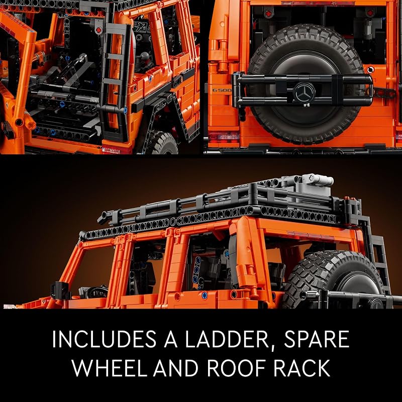 LEGO Technic Mercedes Benz G 500 Professional Line Model Car Kits Building Set of Mercedes G Wagon for Adults Ages 18 Gift for Birthdays with Realistic Details 42177