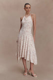 Sylvie Modal Hankie Midi Dress Floral Ditsy Print