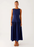 Hayes Denim Midi Dress Indigo