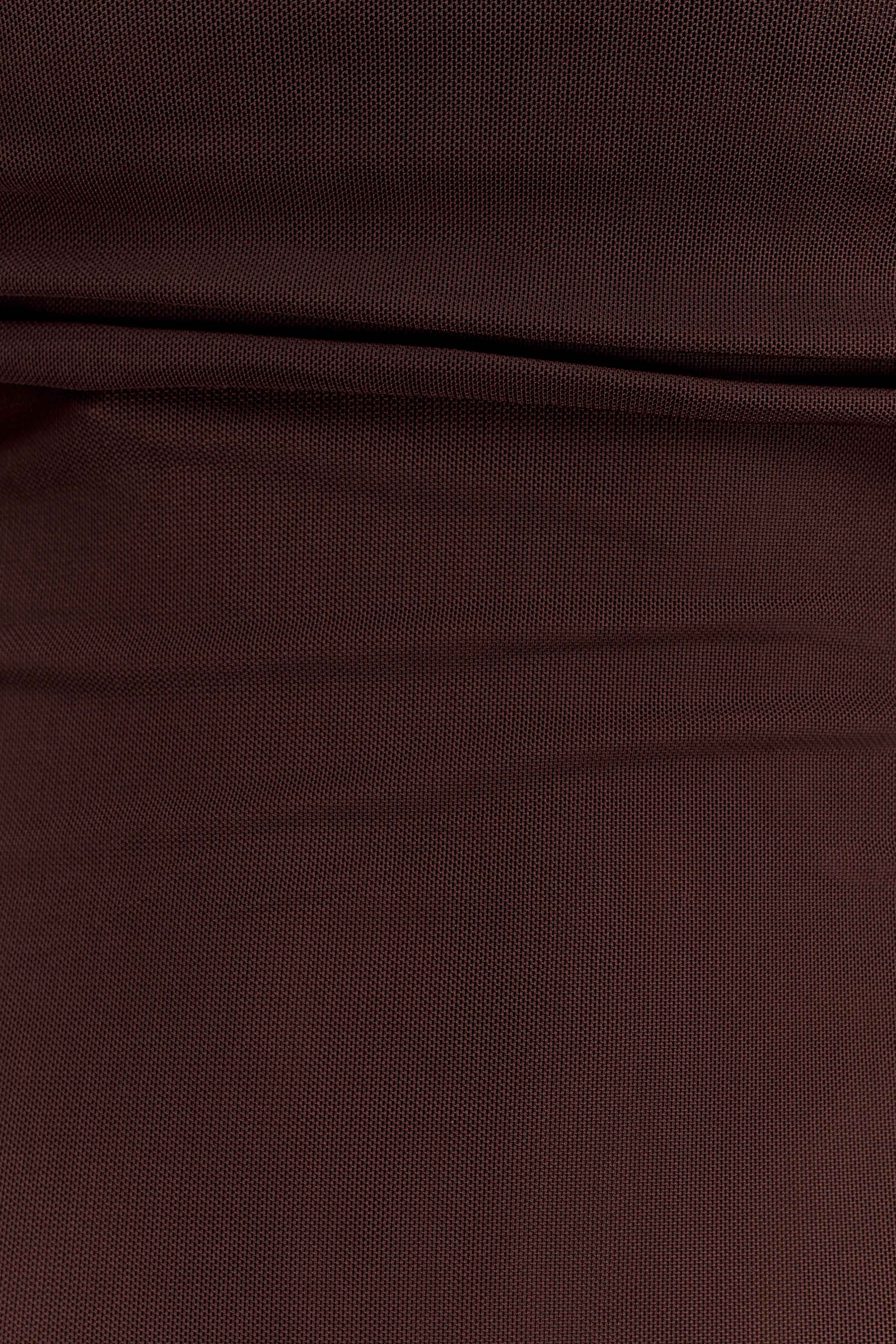 Josie Off Shoulder Mesh Maxi Dress Dark Brown
