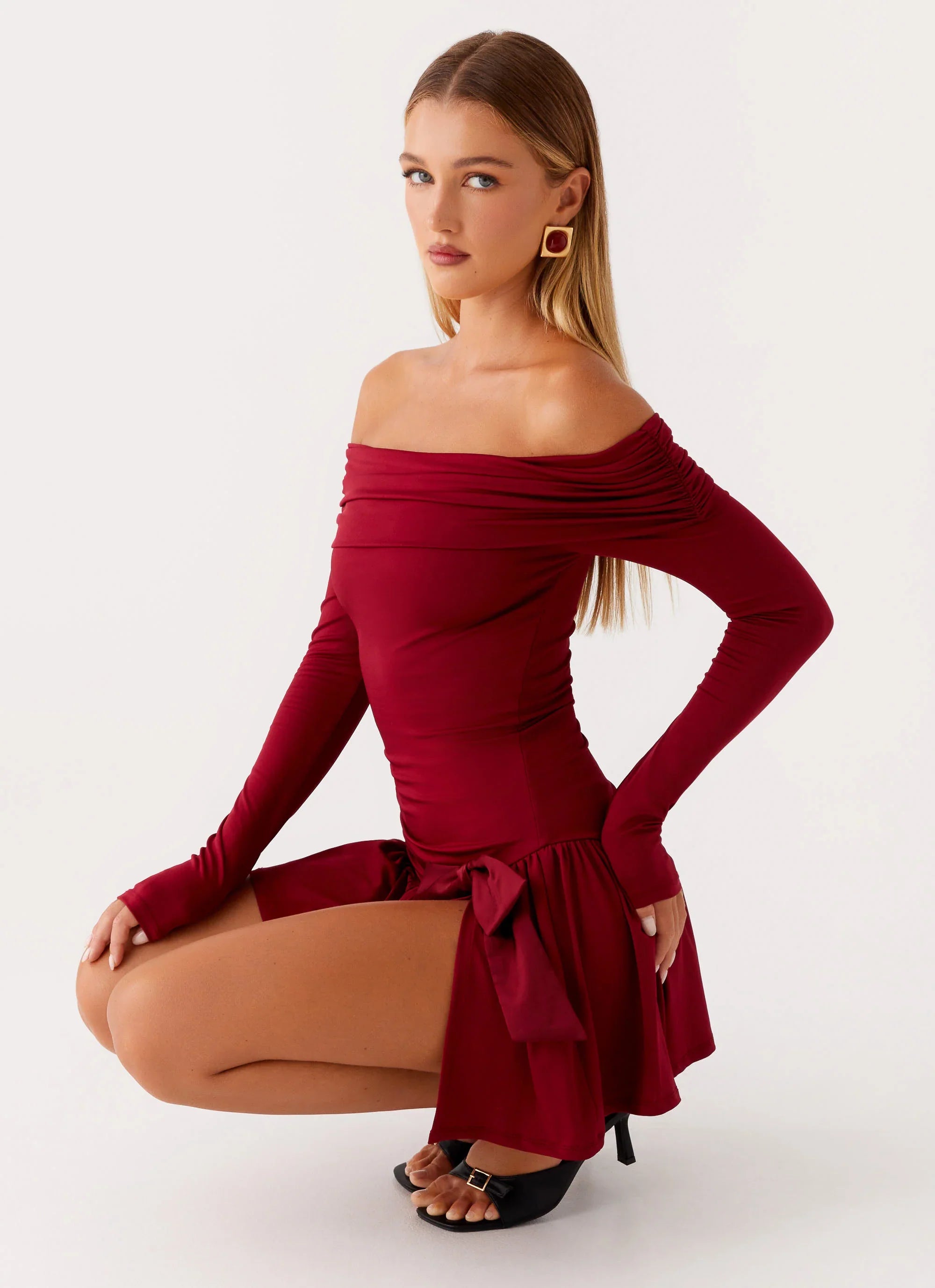 Grazia Mini Dress Red