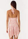 Khrysta Mini Dress Porcelain Rose
