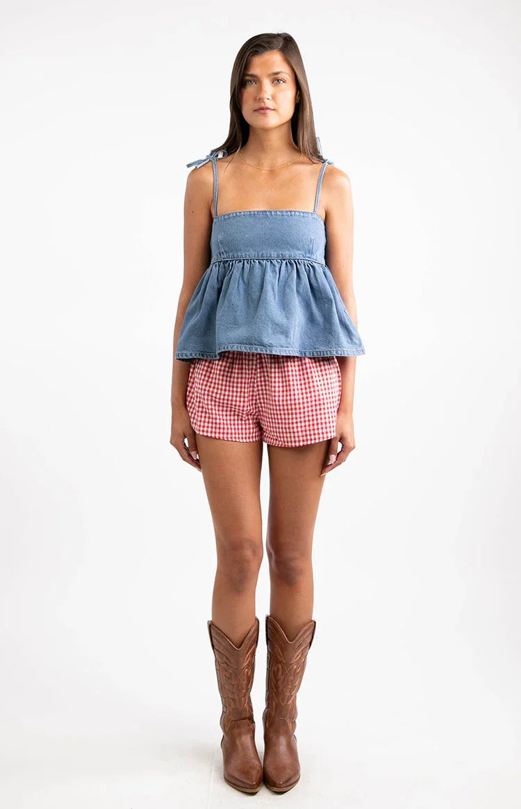 Ethel Blue Denim Top