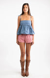 Ethel Blue Denim Top