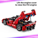 LEGO Technic Ferrari FXX K Toy Car Building Toy for Girls Boys Ages 10 Cool Birthday Gift for Kids Race Car Model for Play Display 42212