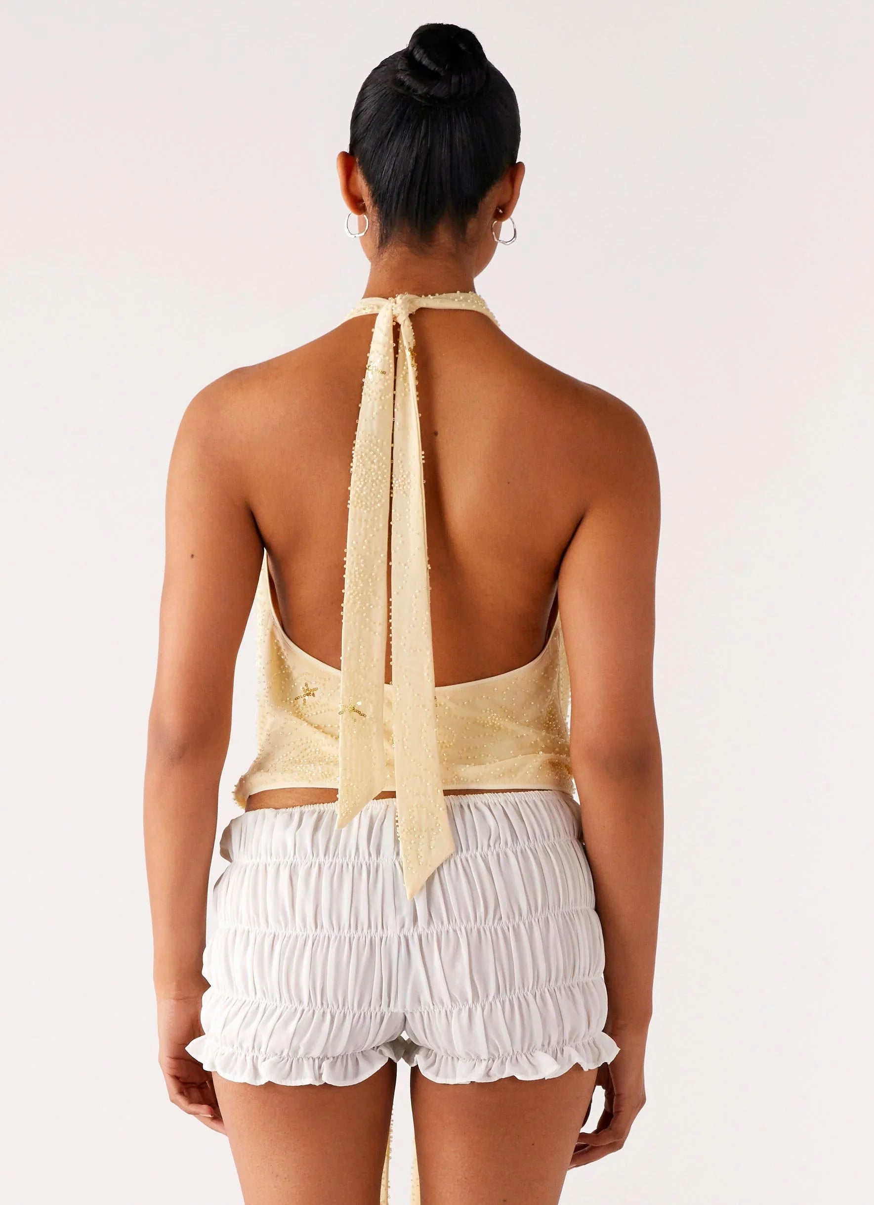 Neptune Halter Top Yellow