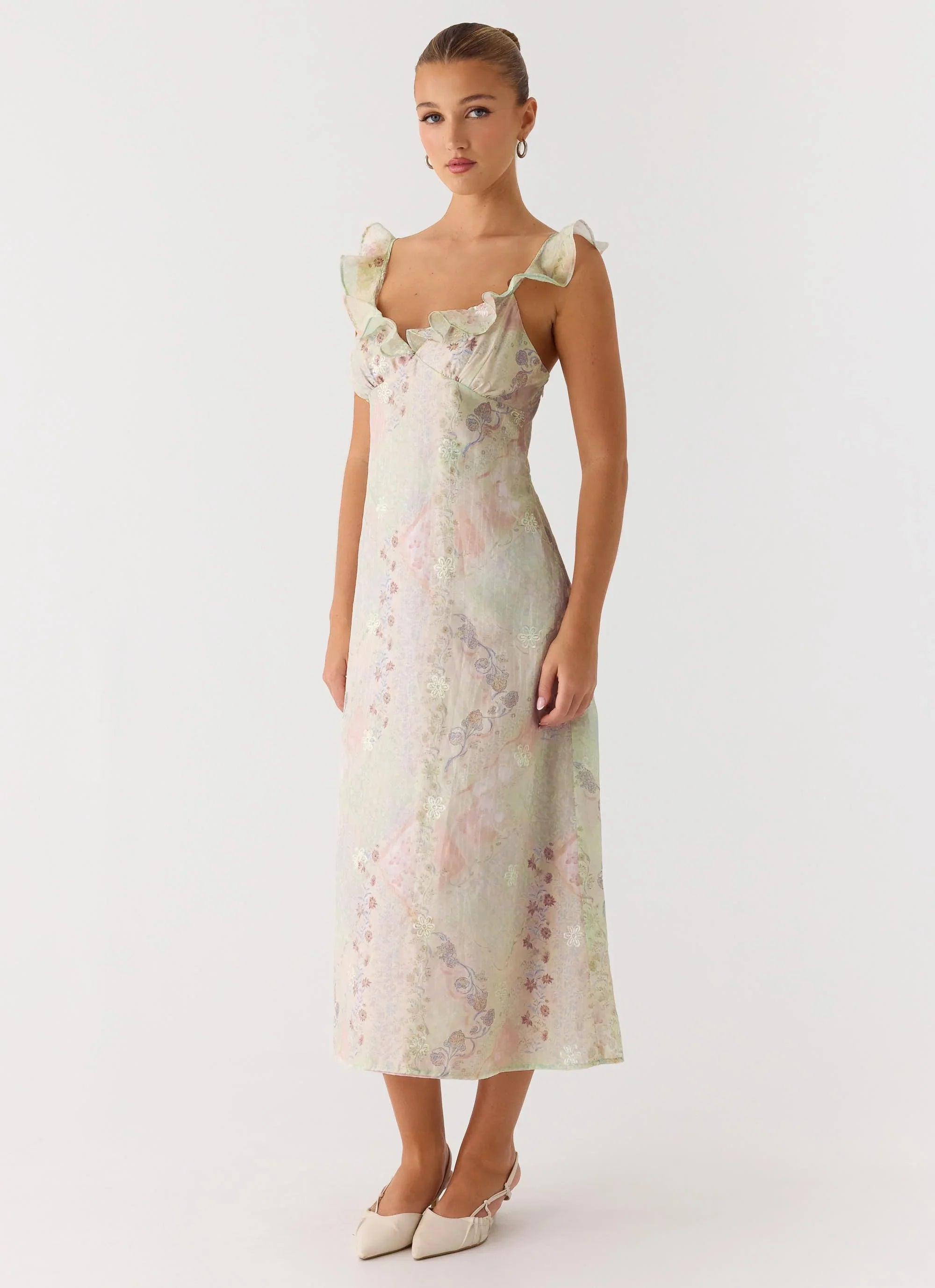 Europa Midi Dress Mystic Paisley