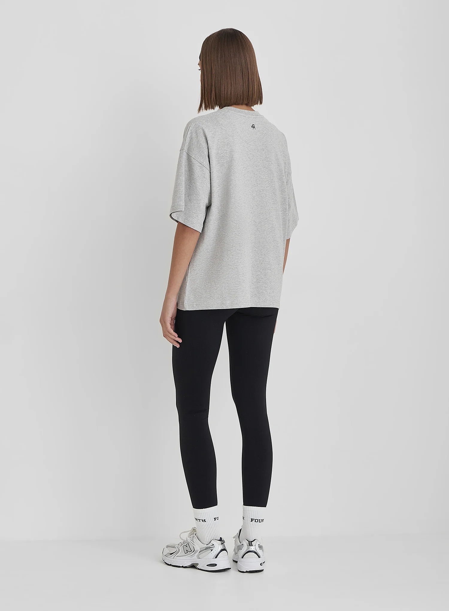 Grey Sunday Distressed Slogan Oversized T Shirt