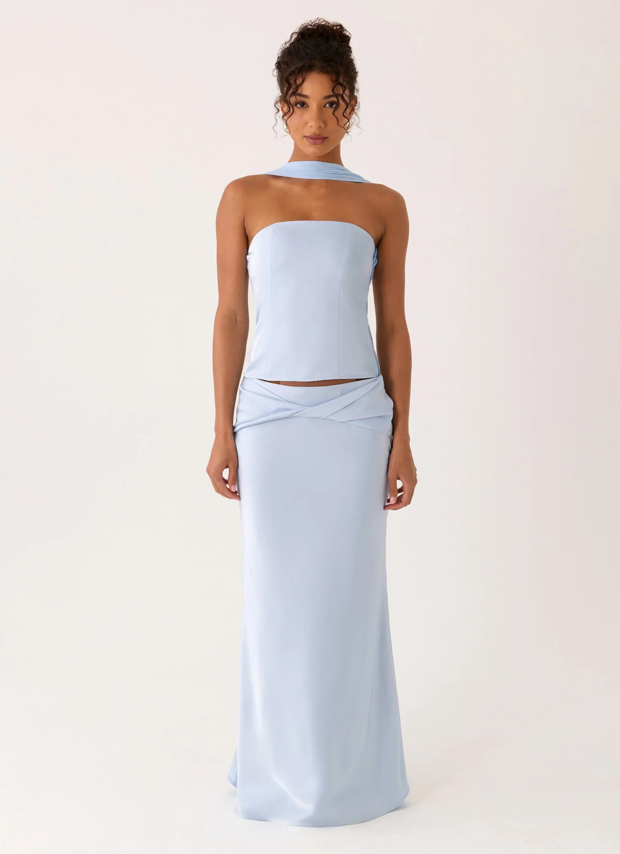 Bridgeta Maxi Skirt Blue
