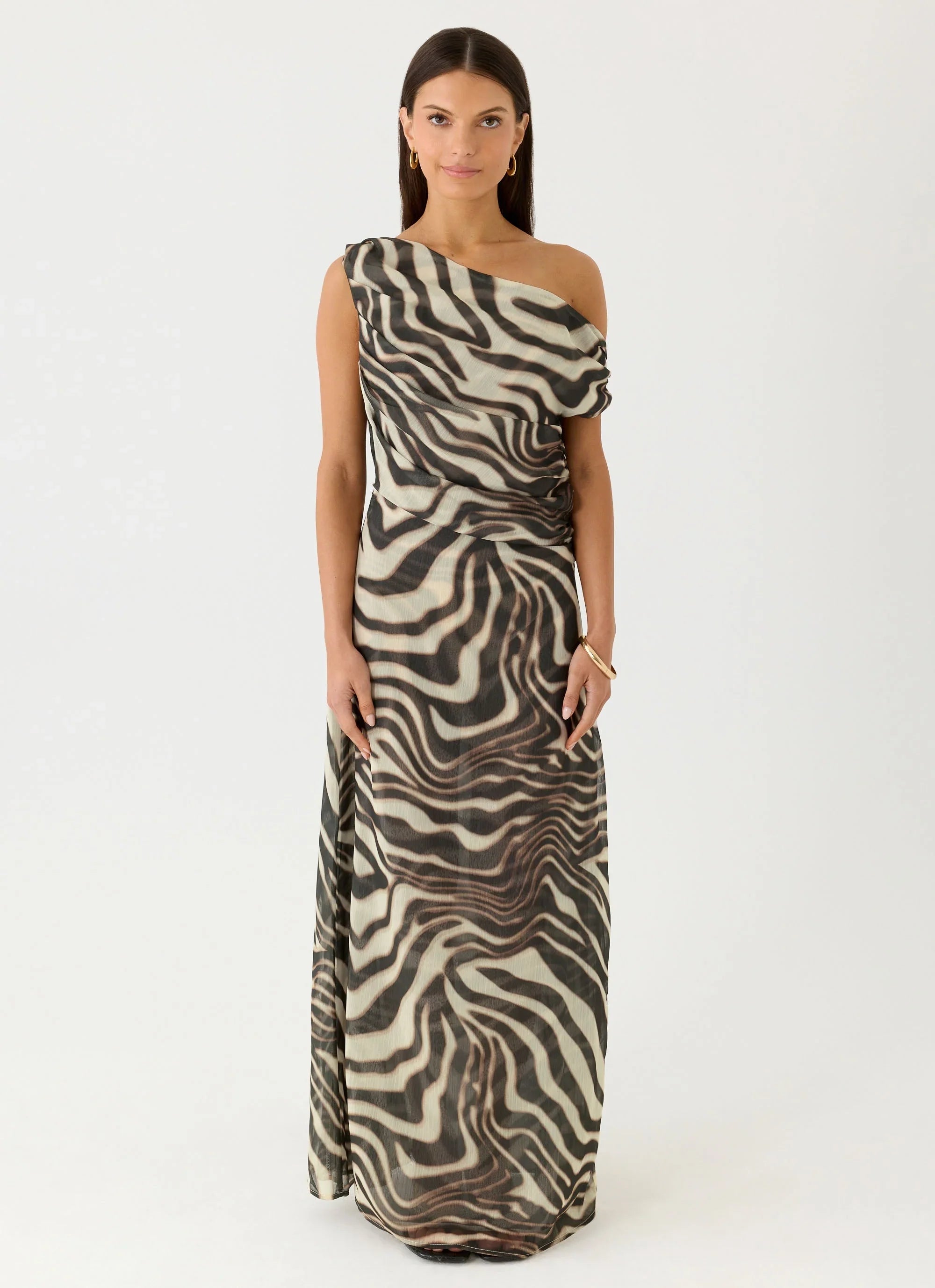 Mernas Maxi Dress Zebra