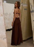 Joanie Maxi Dress Chocolate