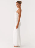 Paxton Beaded Maxi Dress White