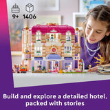 LEGO Friends Heartlake City Grand Hotel 42704 Building Toy for Girls Boys Ages 9 Dollhouse Playset W 6 Minidolls 1406 pieces Gift for Birthdays