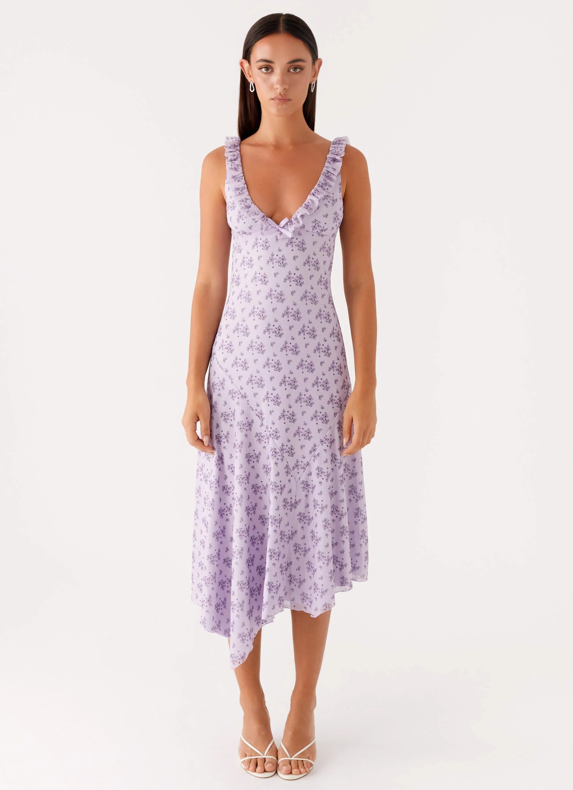 Asteri Midi Dress Lavender Meadow