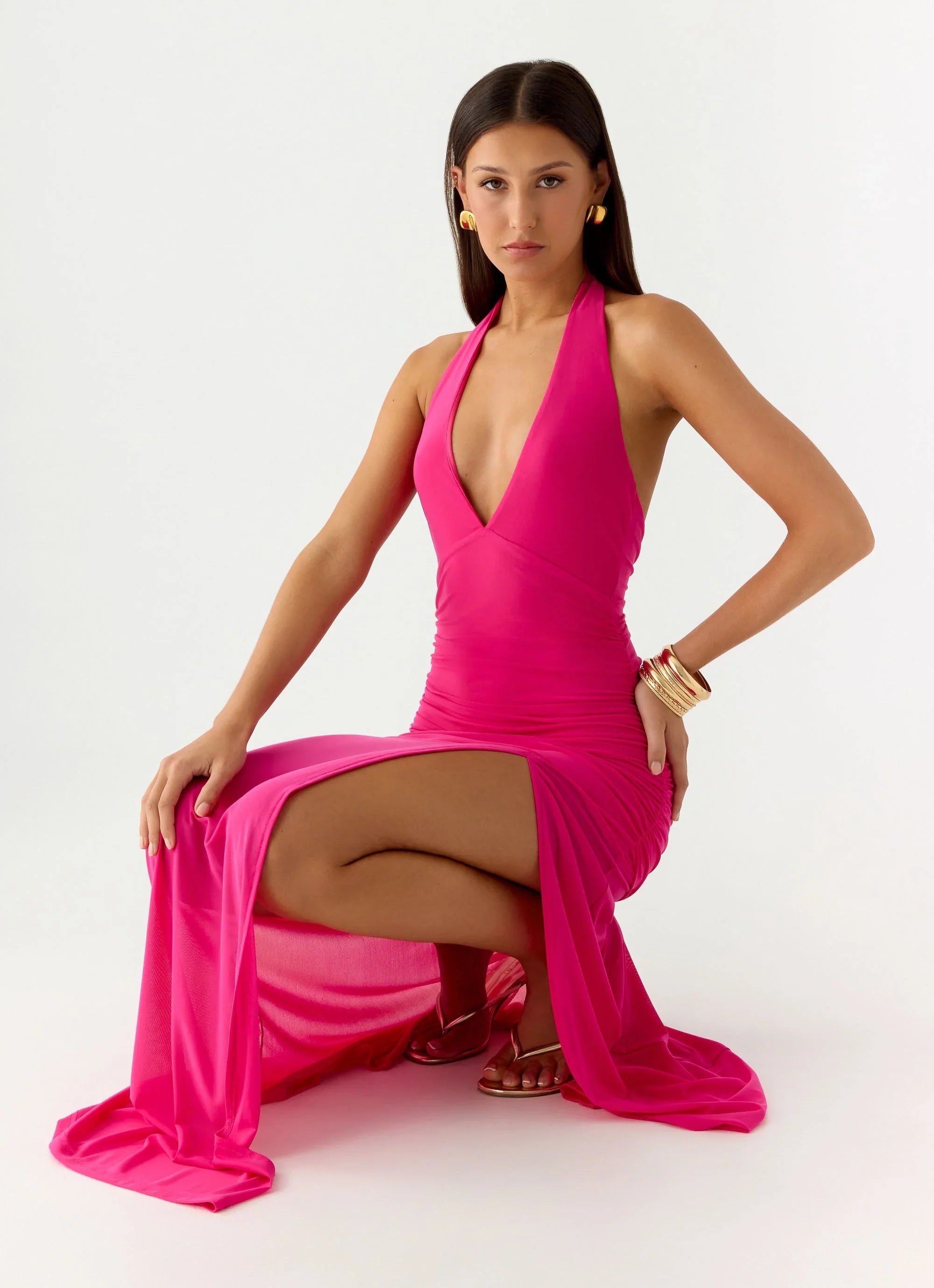 Island Muse Dress Fuchsia