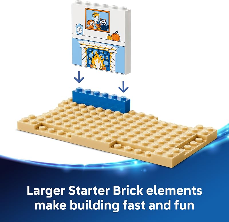 LEGO Disney Princess Cinderella Animal Friends Castle 43283 Building Toys for Girls Boys Ages 4 Castle Toy W Cinderella Figure Pretend Play 149 pieces Gift for Birthdays
