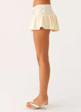 Vegas Nights Low Rise Skort Yellow