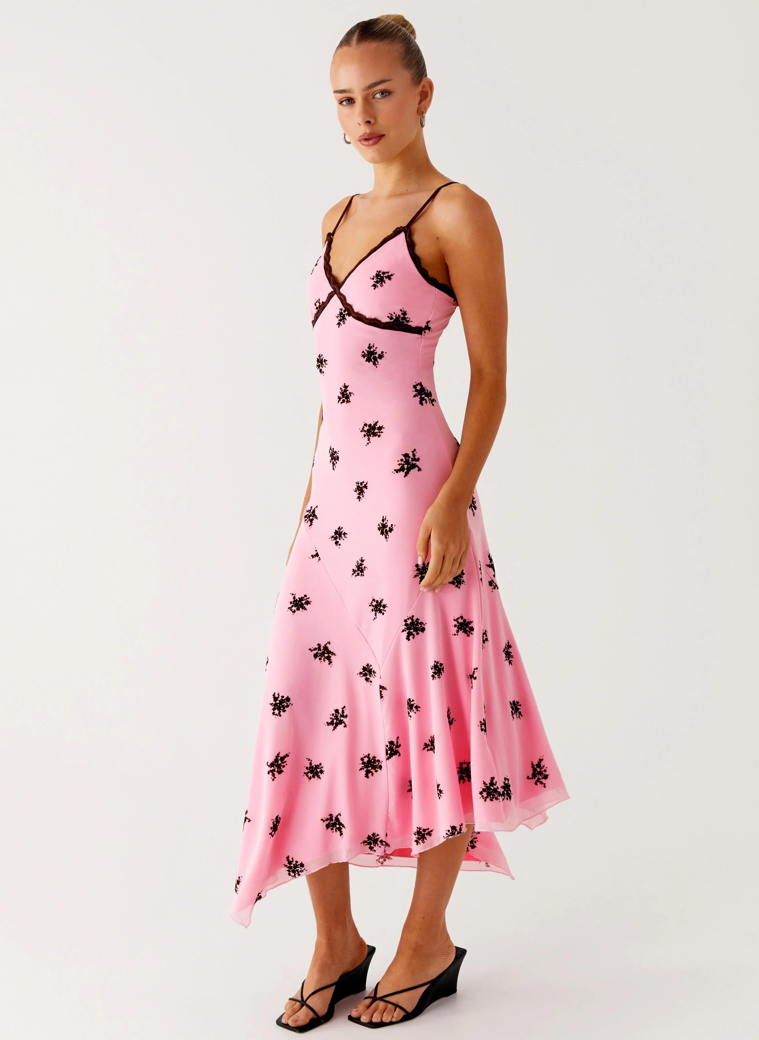 Amelia Midi Dress Pink