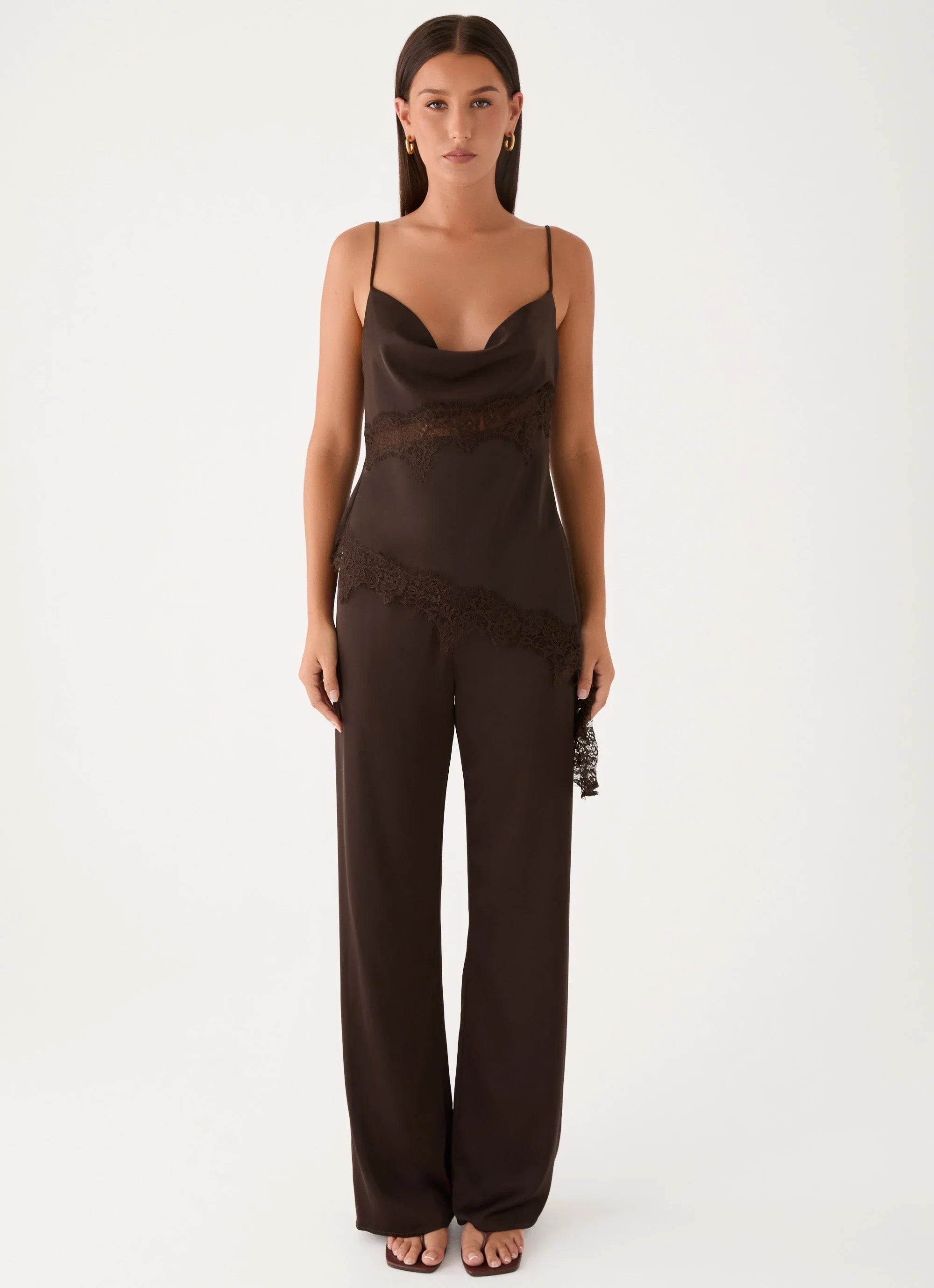 Melisana Cowl Top Chocolate