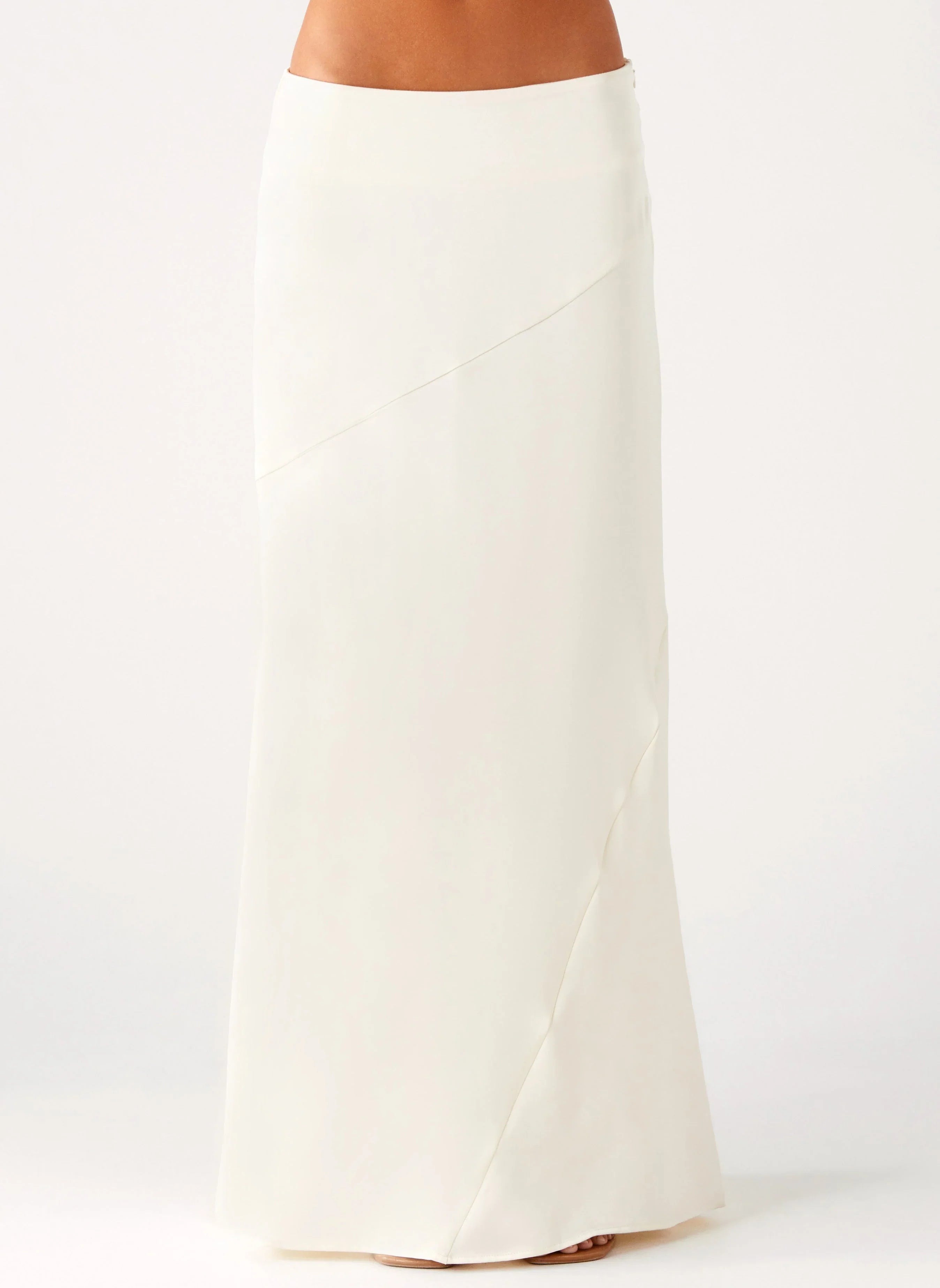 Chandra Maxi Skirt Ivory