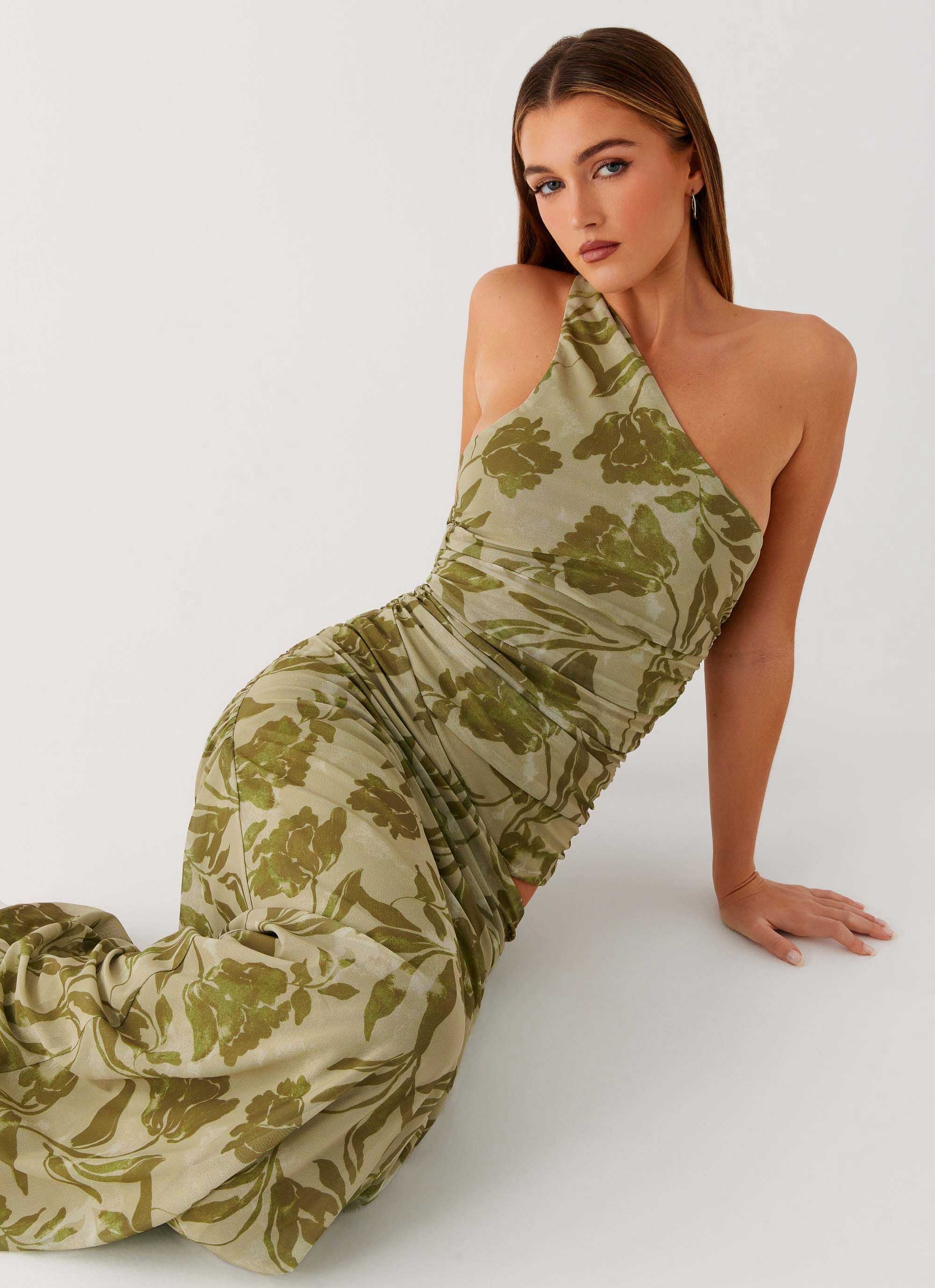 Georgiana Maxi Dress Jade Fern