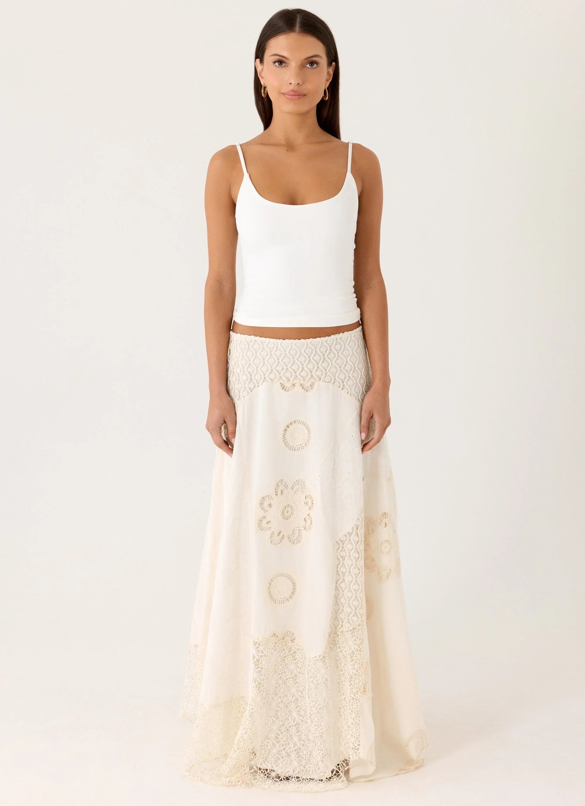 Marzia Maxi Skirt Ivory
