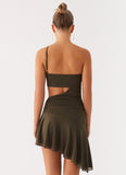 Islander Mini Dress Khaki