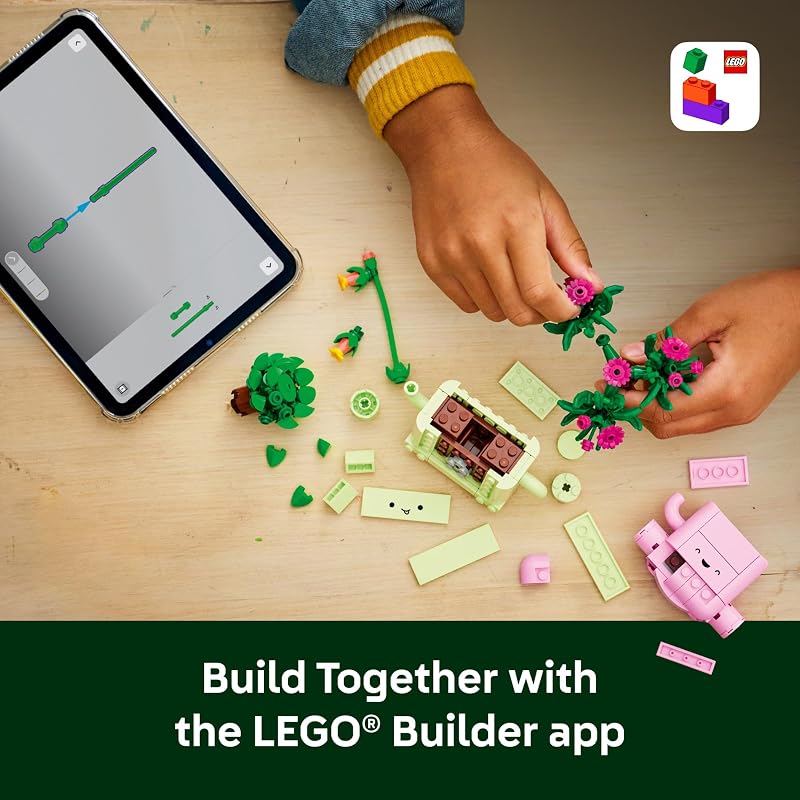LEGO Botanicals Rocking Plants Building Toy for Kids Girls Boys Ages 9 Decor for Dorm Desk or Shelf Housewarming Gift Ideas 11506