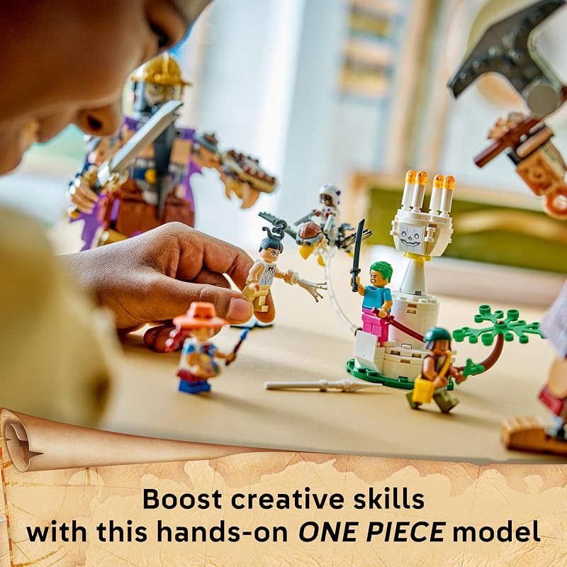 LEGO ONE PIECE Dorry vs Brogy Giants of Little Garden 75644 Building Toys for Boys Girls Ages 9 4 Minifigures Posable Giant Figures 733 pieces Gift for Birthdays