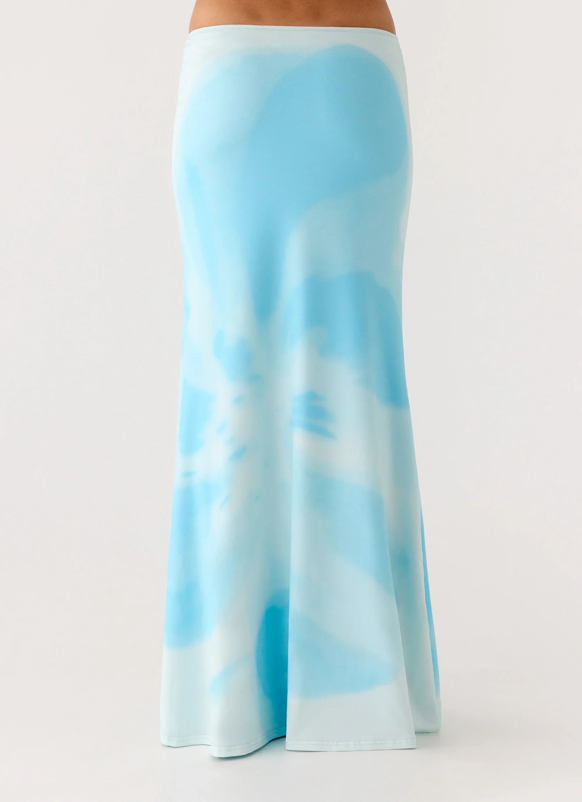 Moka Maxi Skirt Blooming Blue