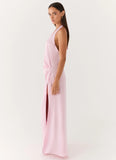 Chellie Wrap Maxi Dress Pink