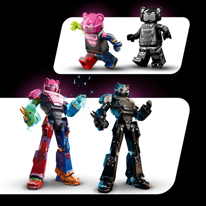 LEGO Fortnite Mecha Team Leader Collectible Building Set for Adults Gaming Room Décor DIY Kit for Fortnite Fans Includes Mecha Team Leader Minifigure Great Video Game Gift 77078