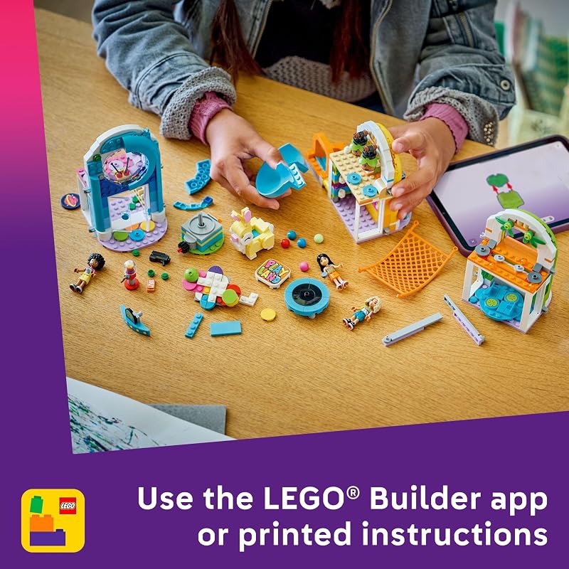 LEGO Friends Fun Indoor Playground Building Toy for Girls Boys Pretend Play Set for Kids Ages 7 W Sonia Liann Nova Minidolls Accessories Gift Idea for Birthdays 42686