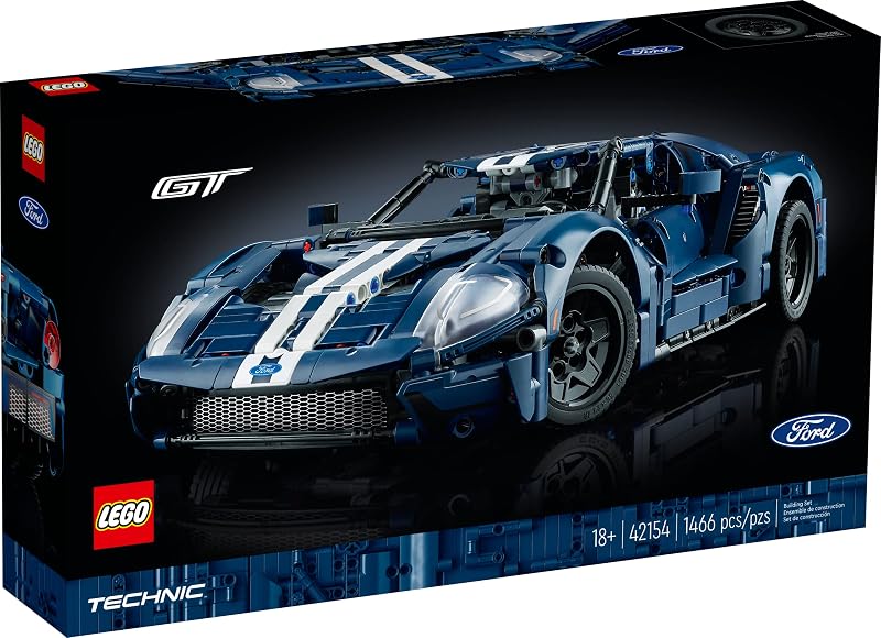 LEGO Technic 2022 Ford GT Building Set for Adults Collectible Kit W Authentic Features Ages 18 1