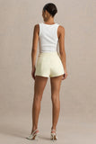 Lina Cream Tailored Shorts