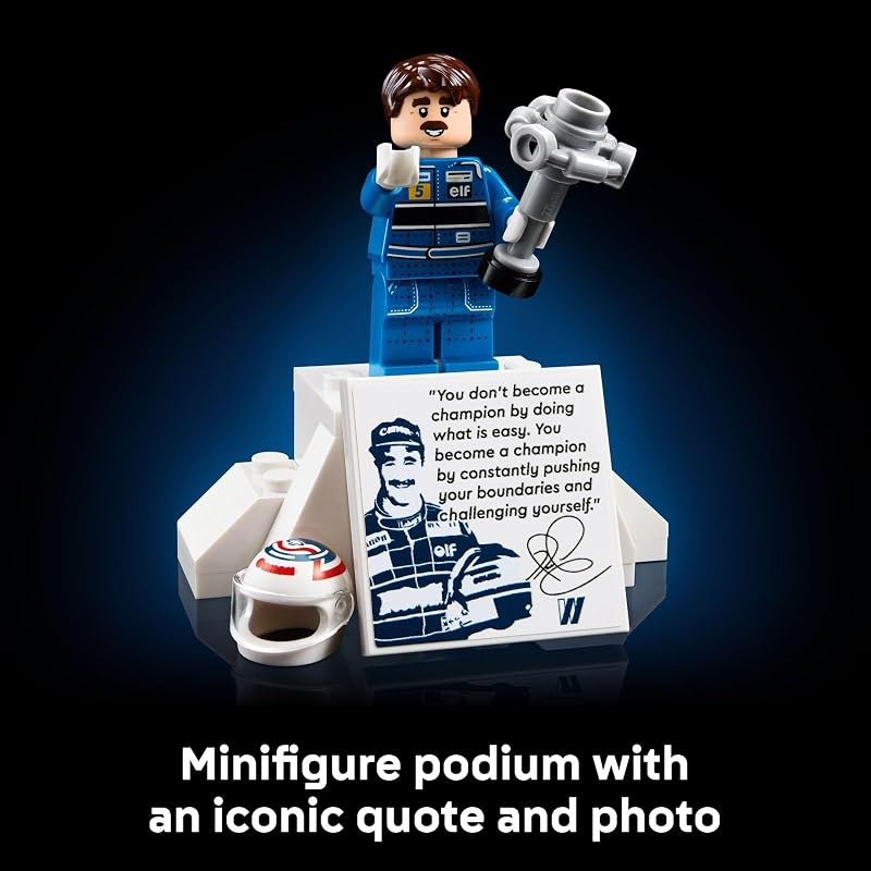 LEGO Icons Williams Racing FW14B Nigel Mansell F1 Model Car Kit Building Set for Adults Ages 18 F1 DIY Craft for Display Gifts for Birthdays 10353